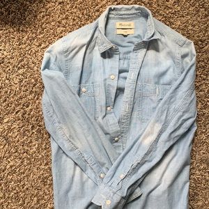 Madewell classic denim shirt S